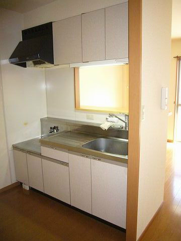 Kitchen. Popular counter kitchen. 