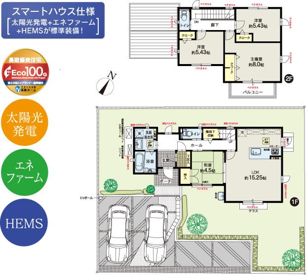 Floor plan. Nishitetsu "Shingu" 120m to the station