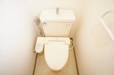 Toilet. 1F toilet with Washlet