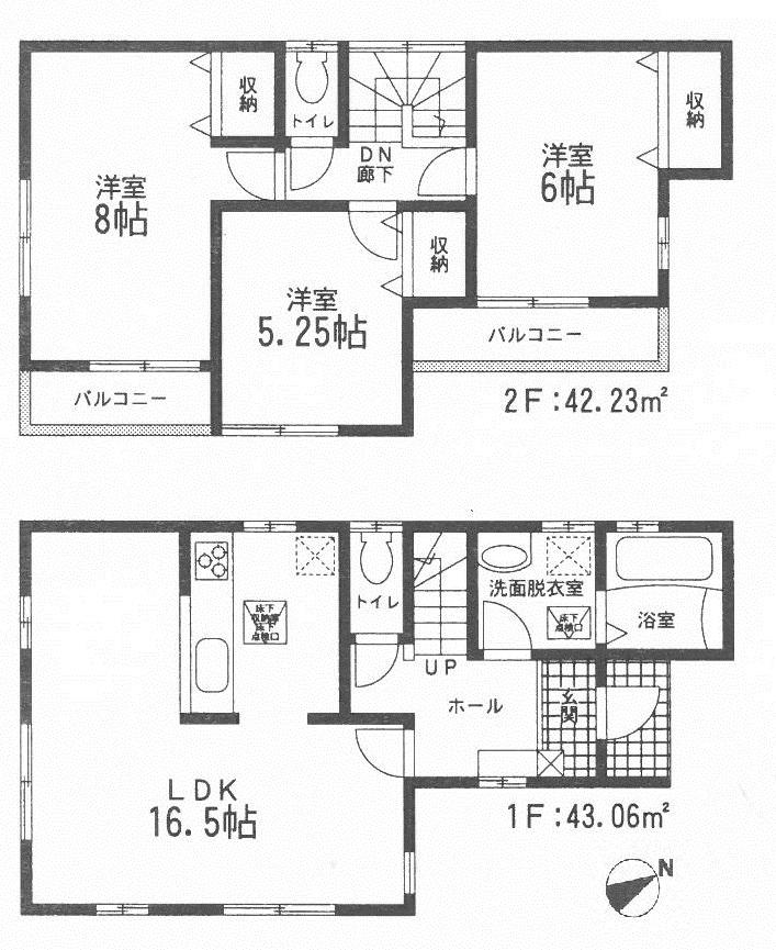 Floor plan. 21,980,000 yen, 3LDK, Land area 116.04 sq m , Building area 85.29 sq m