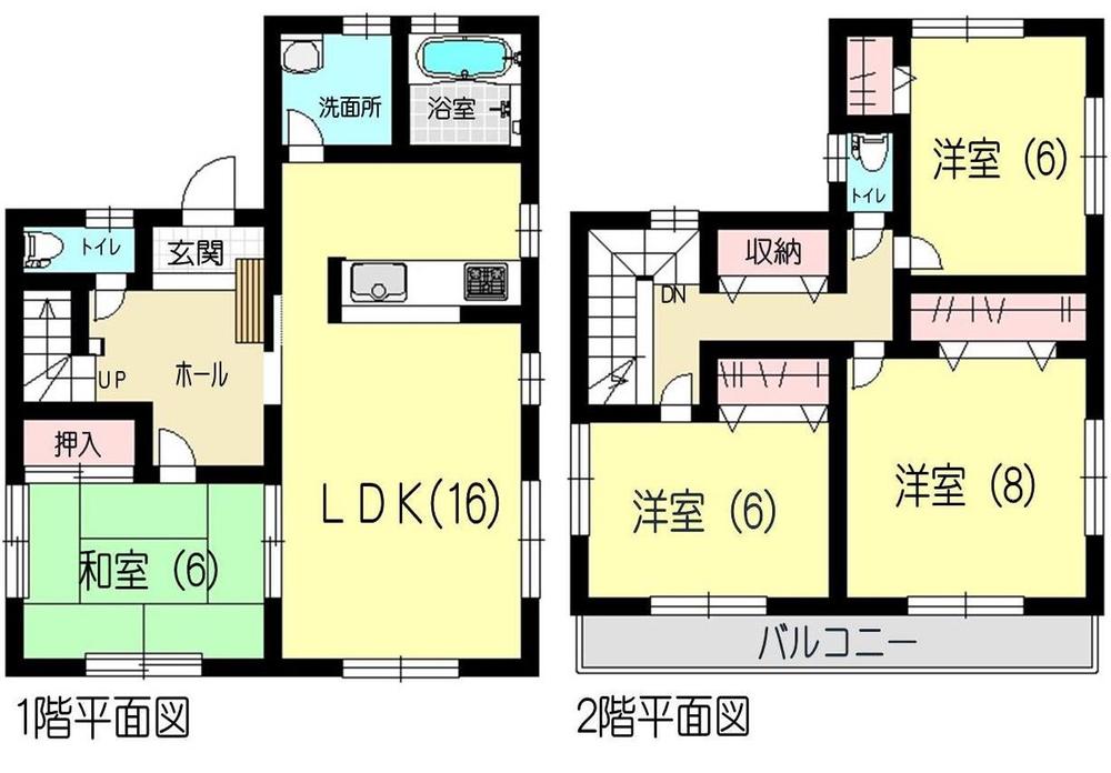 Floor plan. 29,980,000 yen, 4LDK, Land area 215.9 sq m , Building area 105.99 sq m