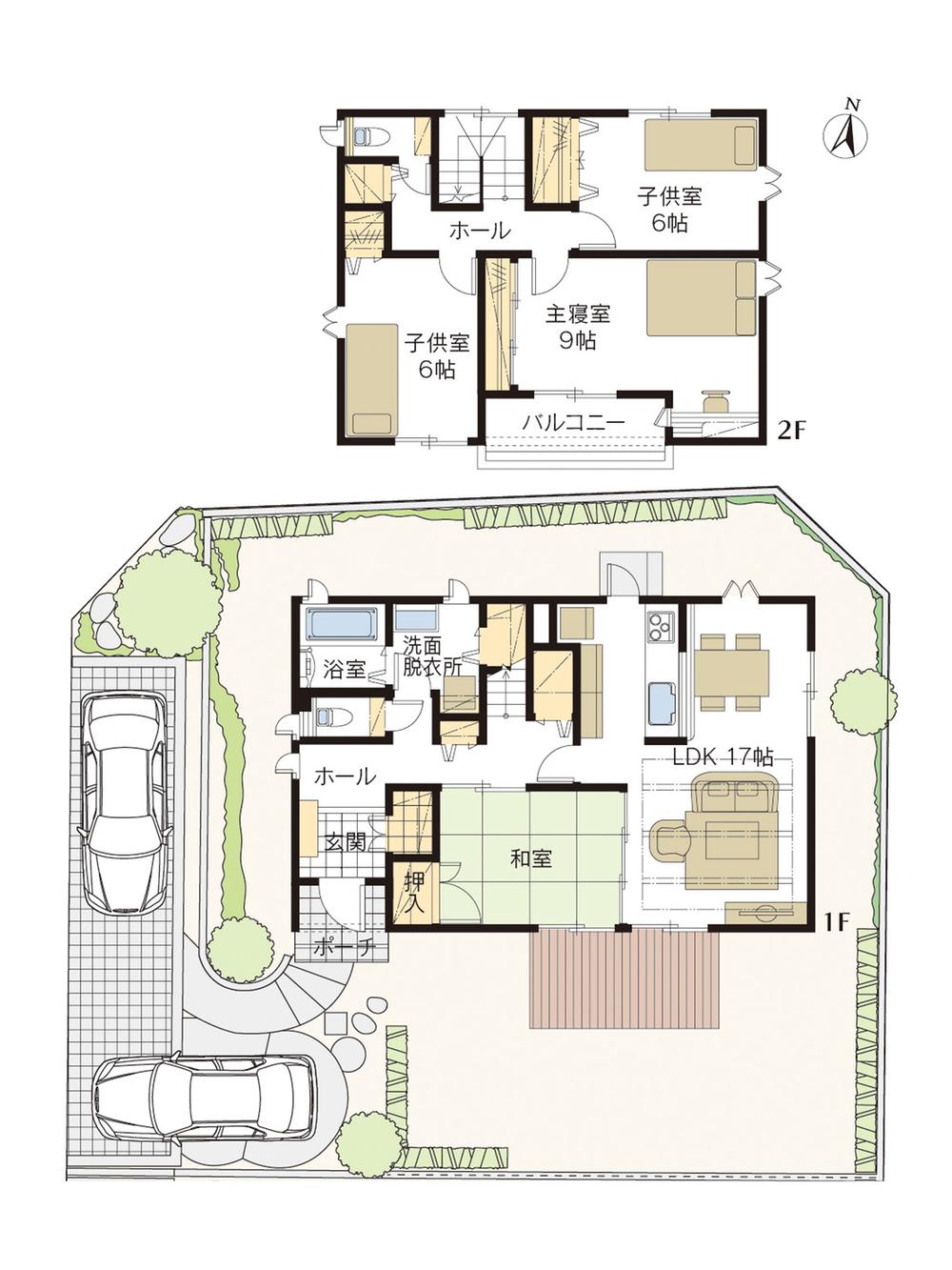 Floor plan. "Tree house" in the sum of products