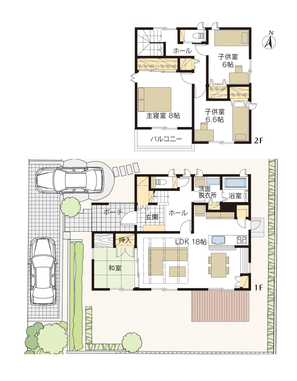 Floor plan. "Tree house" in the sum of products