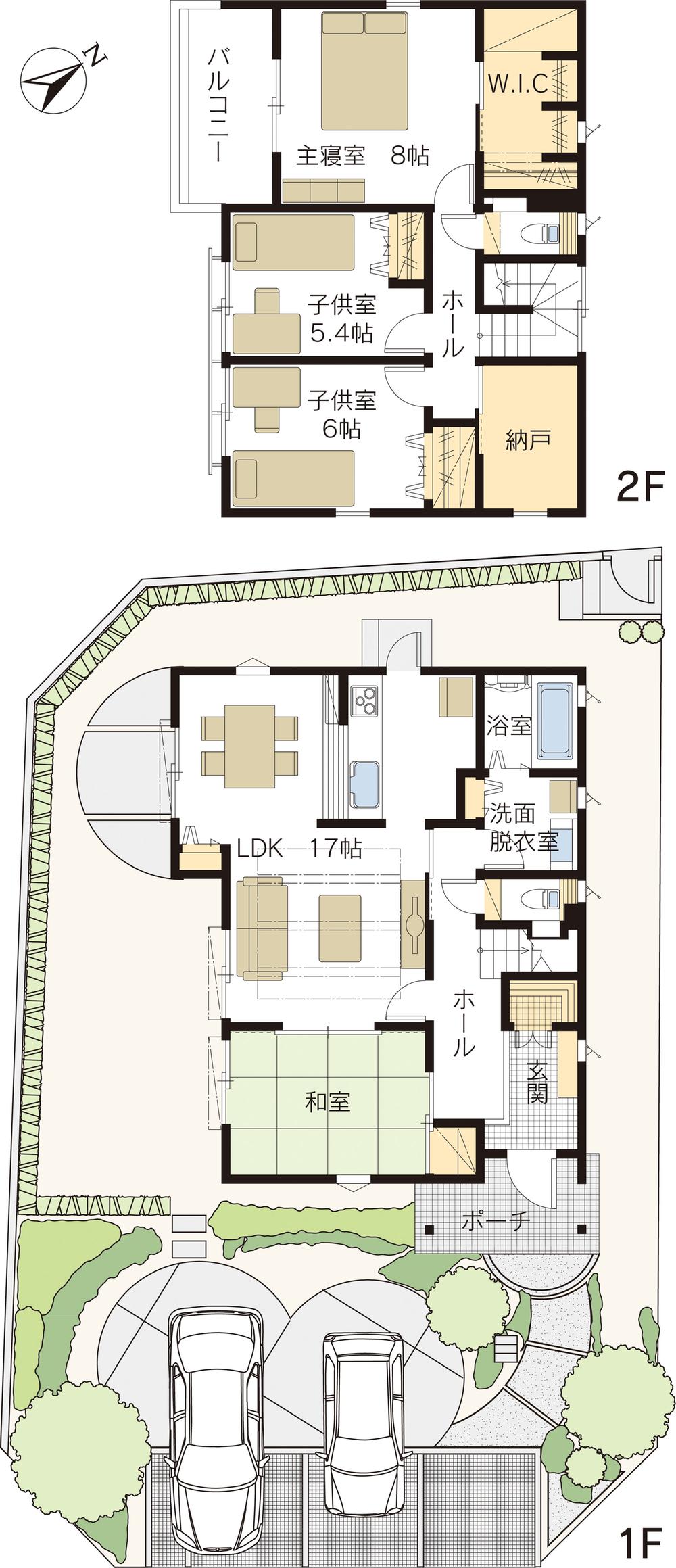 Floor plan. "Tree house" in the sum of products