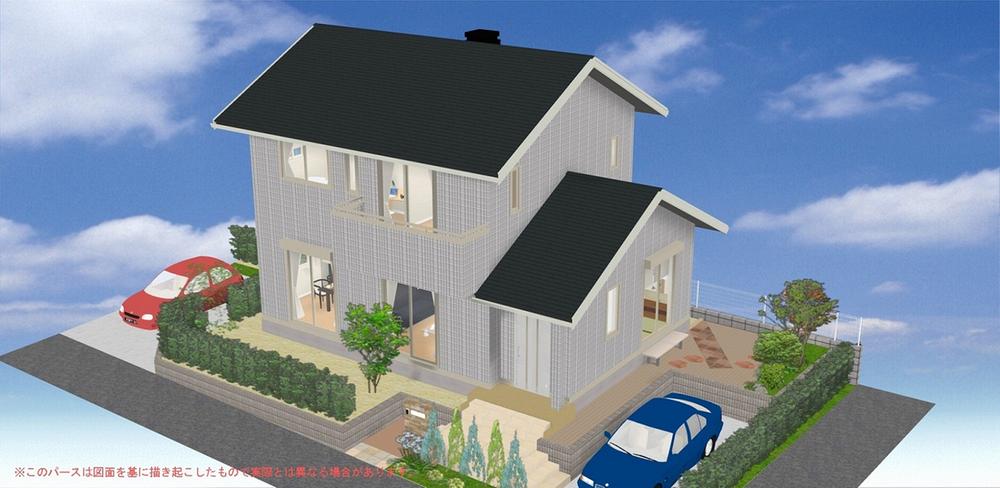 Rendering (appearance). It has secured a parking space of 2 cars.