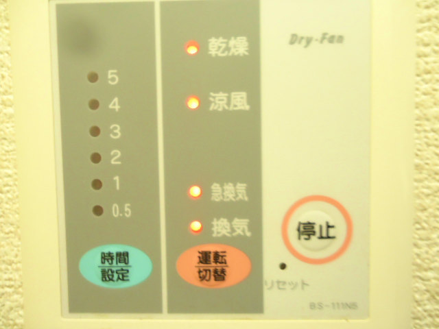 Other room space. Bathroom is equipped with a dry