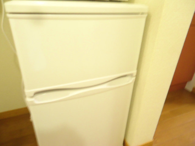 Other room space. It is with a refrigerator