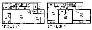 Floor plan. 22,980,000 yen, 4LDK, Land area 197.41 sq m , Building area 105.99 sq m ◆ You can same day guidance