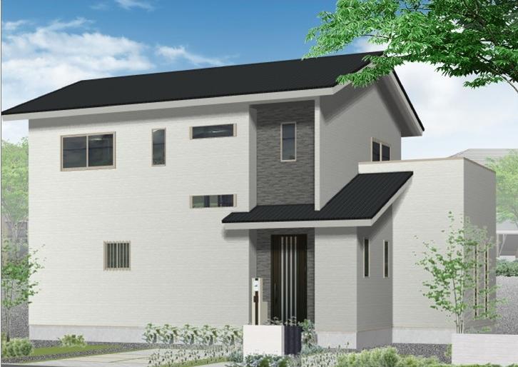 Rendering (appearance). Rendering (No. 13 land Image) solar photovoltaic power generation system as standard equipment