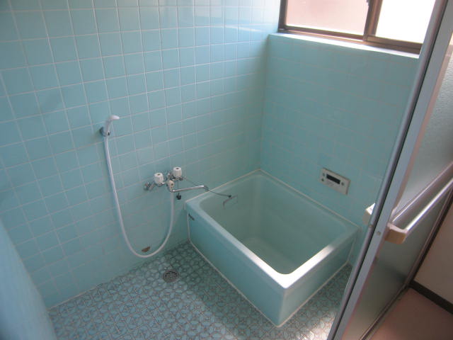 Bath. With automatic hot water beam! 