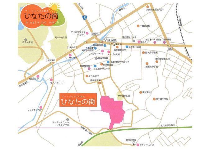 Local guide map. Tilapia access map