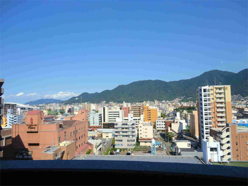 Balcony. It is a view from the 13F of the same properties.
