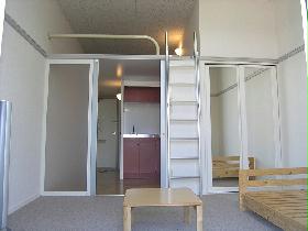 Living and room. Floor plan is slightly different depending on your room.