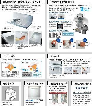 Other Equipment. Cleaning easier, Easy-to-use in a three-sided mirror!