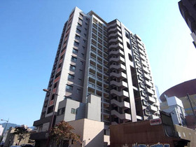 Building appearance. It is the apartment of a stylish appearance