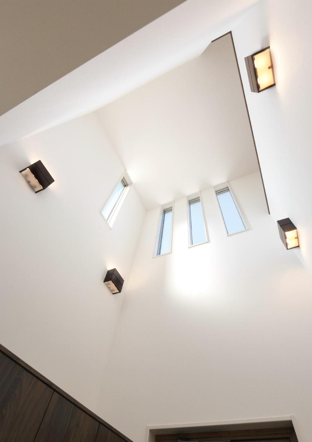 Building plan example (introspection photo). Also feel widely the whole installation entrance and house windows and light blows through the top