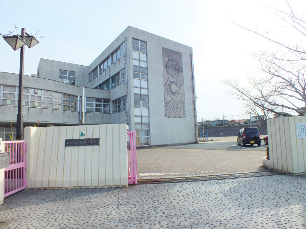 Junior high school. Moritsune 882m until junior high school (junior high school)