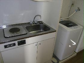 Kitchen. Floor plan is slightly different due to the room. 