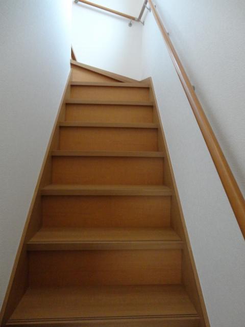 Other introspection. Of course, the stairs are equipped with handrail!