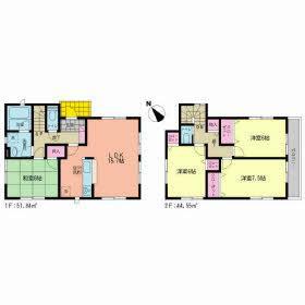 Floor plan. 19,800,000 yen, 4LDK, Land area 154.66 sq m , Building area 96.39 sq m
