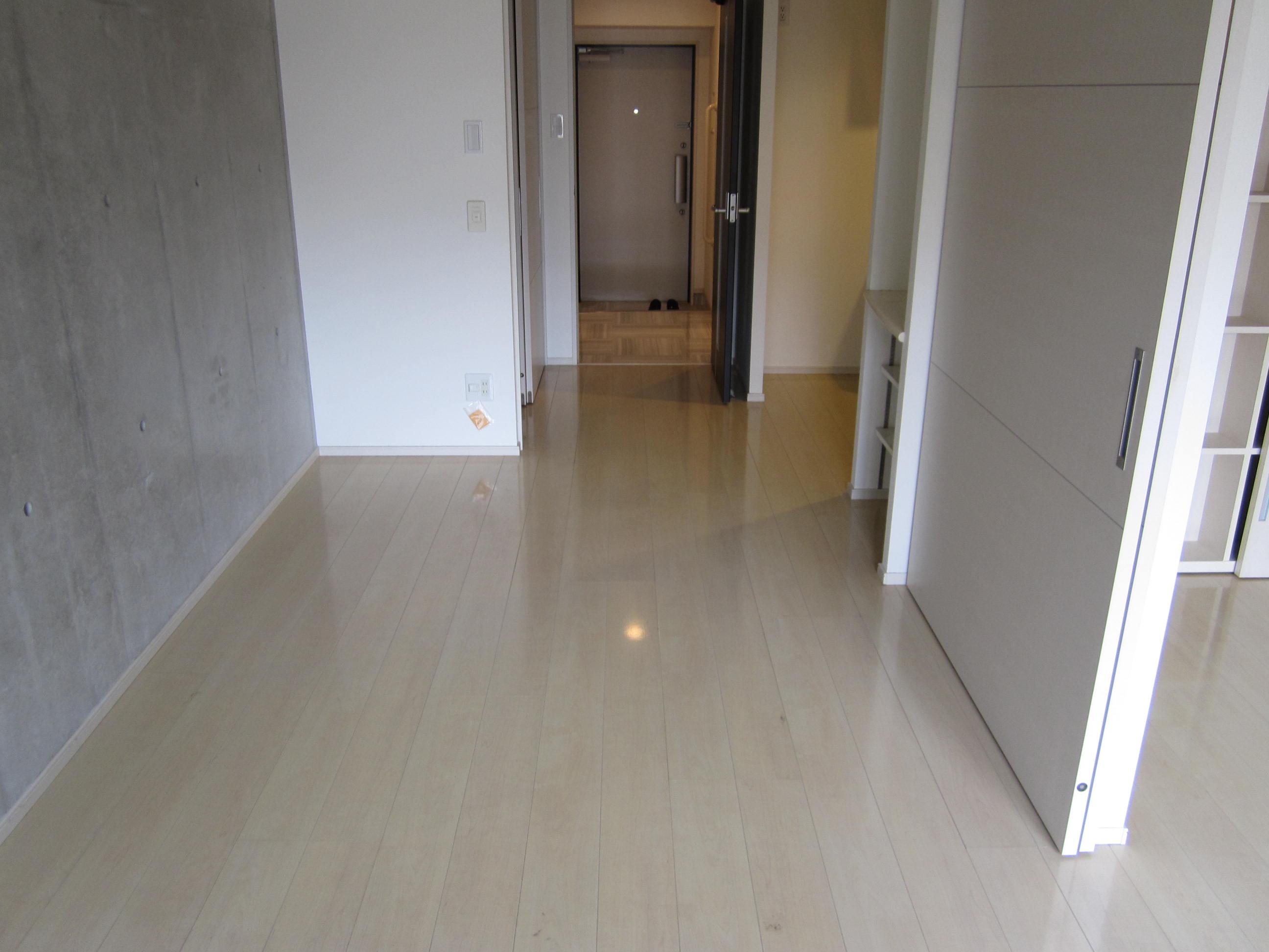 Living and room. Stylishly decorated in white tones