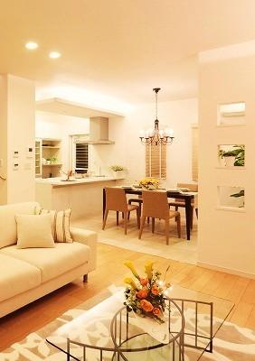 Building plan example (introspection photo). Produce a pretty space! We are currently made in the image of the popular Southern-style! To achieve the hope of the room in a free design! !