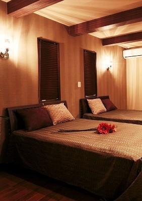 Other. The bedrooms are coordinated in Moody to indirect lighting. Also the director makes the atmosphere, such as cosmetic Beams.