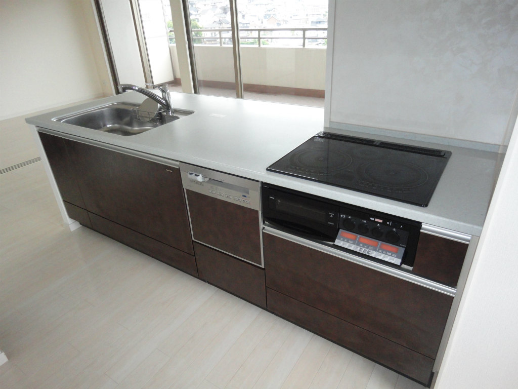 Living and room. Face-to-face kitchen