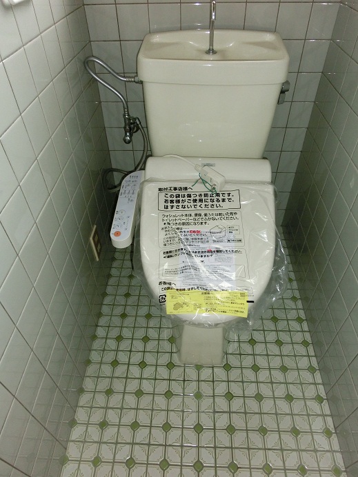 Toilet. Washlet unused