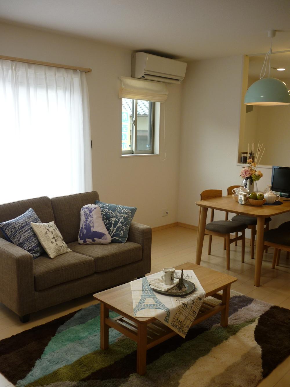 Living. Bright living room there is a sun of the sun from the south