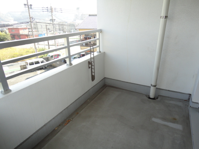 Balcony. Practicality apartment type Tsu little spread ◎