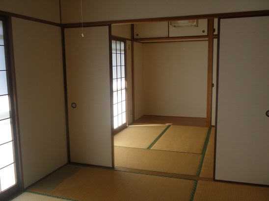 Living and room. Bright Japanese-style room. 
