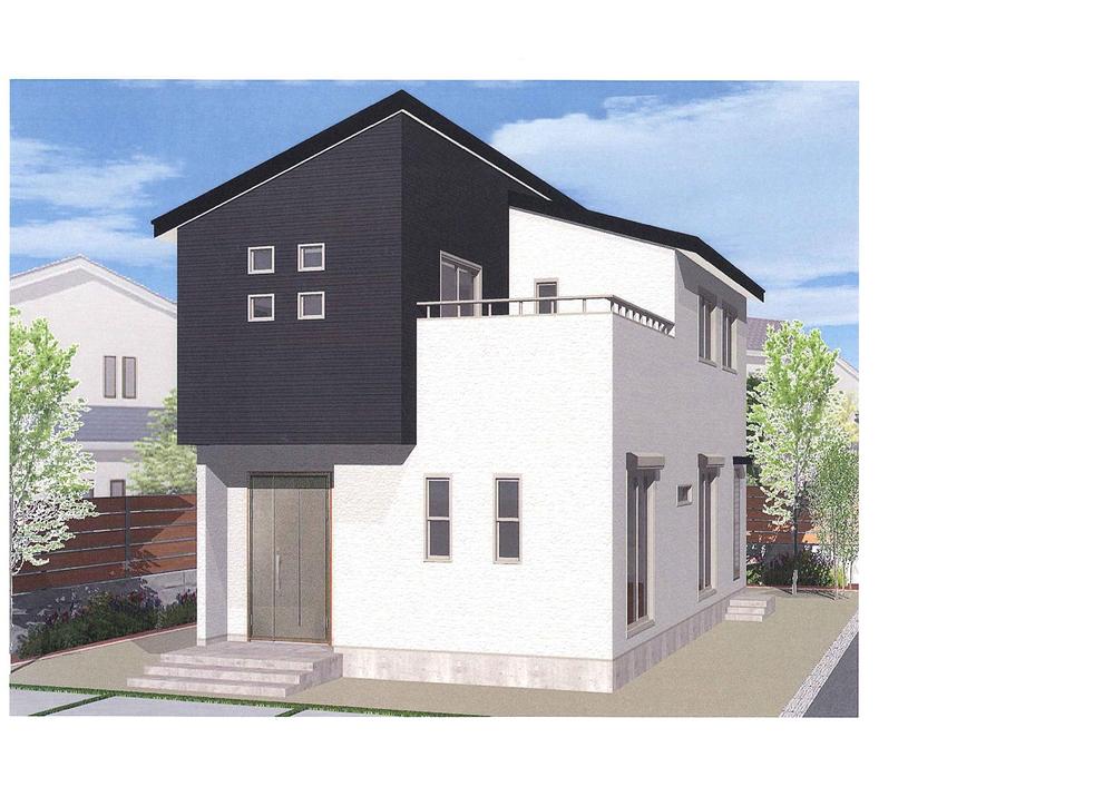 Compartment view + building plan example. All 10 compartments (ready-built three buildings)