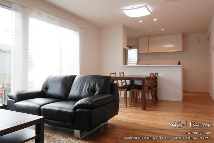 Living.  [43-16 No. land] [Introspection Photo] 2013 December shooting  ※ While photos of the furniture is included in the price, Furnishings are not included in the price.