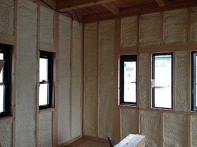 Building plan example (introspection photo). Thermal insulation material ・ Aqua form