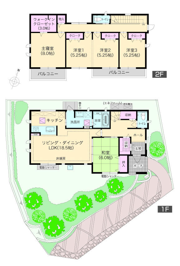 Floor plan. All 22 compartments facing the Museum Street