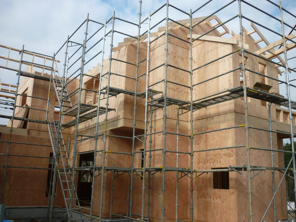 Local appearance photo. Building frame construction