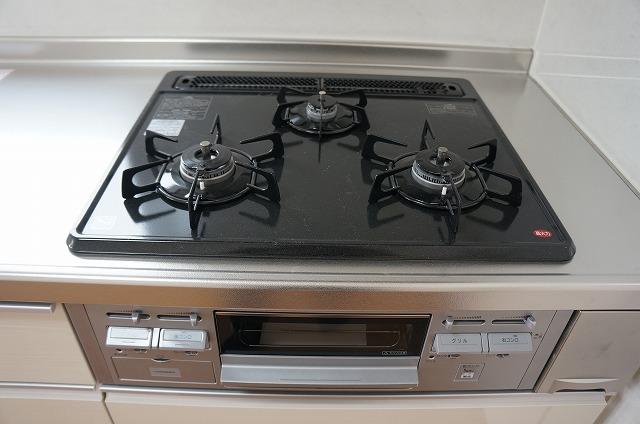 Kitchen. Three-necked gas stove