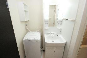 Washroom. Washing machine ・ Shower Dresser