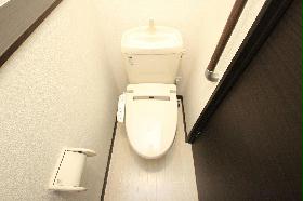 Toilet. With warm water washing toilet seat
