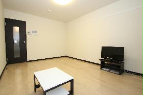 Living and room. LCD TV ・ illumination ・ With table