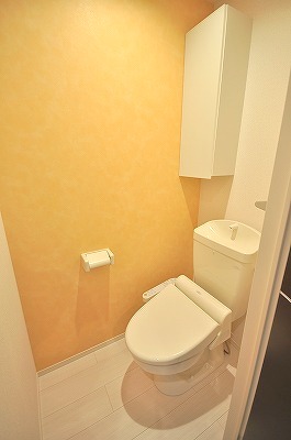 Toilet. Warm water washing toilet seat