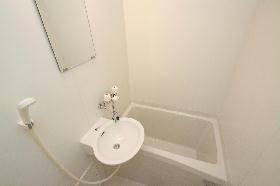 Bath. With bathroom dryer