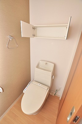 Toilet. Warm water washing toilet seat