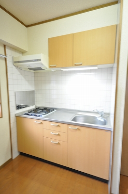 Kitchen. 2-neck with gas stove