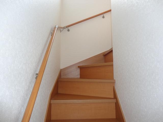 Other introspection. Staircase with a handrail