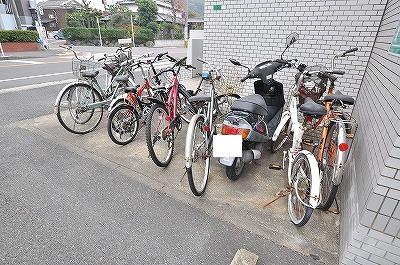Other common areas. Bicycle parking space