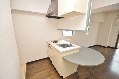 Kitchen. Stylish counter kitchen