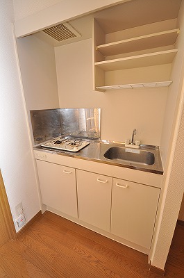 Kitchen. It comes with 2 lot gas stoves