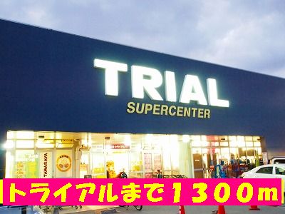Shopping centre. 1300m until the trial (shopping center)